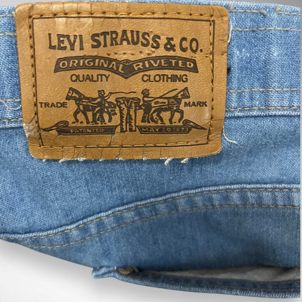 LEVI'S Men's Vintage Orange Label Light Wash Bootcut Relaxed Fit Size 42x30‎ - Picture 5 of 8